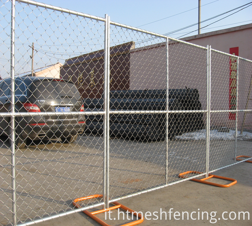 Factory Realizzato in ferro più venduto saldato ad alta sicurezza a catena temporanea Fence/Pannello recinzione della partizione portatile